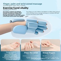 Masseur de Mains Rechargeable USB en Gros d'Usine, Batterie au Lithium, Chauffage à Température Constante, Contrôle de la Minuterie, Beauté des Doigts et Paume