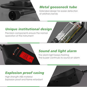 جهاز تحليل تسرب الغاز، محمول مع مجس 17 بوصة للغازات مثل الغاز الطبيعي والبروبان والميثان وغيرها، بسعر مخصص من المصنع - Product Image 4