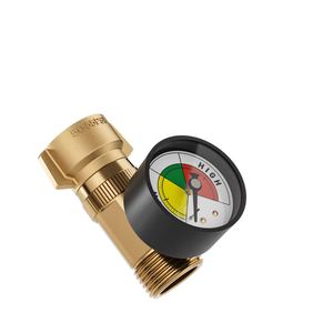 Régulateur <span class=keywords><strong>de</strong></span> <span class=keywords><strong>pression</strong></span> <span class=keywords><strong>d</strong></span>'<span class=keywords><strong>eau</strong></span> en laiton pour camping-car, régulateur <span class=keywords><strong>d</strong></span>'<span class=keywords><strong>eau</strong></span> à haut <span class=keywords><strong>d</strong></span>ébit avec filtre et manomètre pour camping-car, caravane, système <span class=keywords><strong>de</strong></span> plomberie - Product Image 1