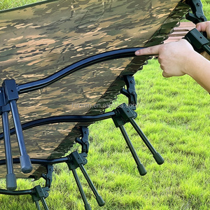 <span class=keywords><strong>Lit</strong></span> de camping pliable ultraléger d'extérieur, <span class=keywords><strong>lit</strong></span> de sieste compact et portable pour le bureau, <span class=keywords><strong>lit</strong></span> de randonnée pliable, <span class=keywords><strong>lit</strong></span> de plage - Product Image 6