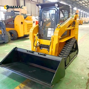 Cargadora Compacta con Dirección Deslizante, Cargadora de Ruedas Hidráulica de Alto Flujo Diésel |   Equipo de Construcción - Product Image 4