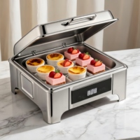 Réchaud électrique de buffet, chauffe-plat professionnel pour présentation alimentaire