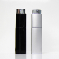 Populaire Mini Carré En Aluminium Rechargeable Parfum Atomiseur Voyage Portable Parfum Vaporisateur Bouteille pour Promotion