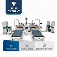 Celda de Producción de Anidación Totalmente Automatizada 1328 ATC CNC, Robot de 4 Ejes con Carga Automática y Etiquetado, Configuración de Una a Dos Líneas