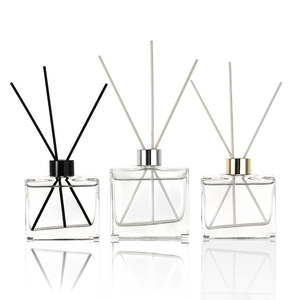 Botella de Vidrio Cuadrada Personalizada, Vacía, Recargable, Purificadora de Aire, Difusor de Aroma, para Aromaterapia, Decoración del Hogar - Product Image 6