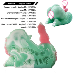 GEEBA Masturbateur Masculin Ultra-Realiste en Silicone Sûr pour le Corps, Modèle Vagin de Poche, Effet Vagin Animal Fantaisie, Jouet Adulte pour Hommes - Product Image 2