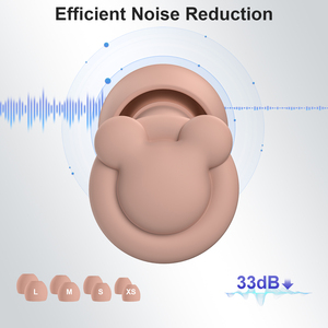 ที่อุดหูแบบซิลิโคน ป้องกันเสียงรบกวน ลดเสียง ใช้ซ้ำได้ เหมาะสำหรับว่ายน้ำ นอนหลับ - Product Image 3