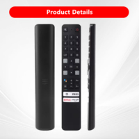 Control Remoto por Voz Compatible con TCL Android 4K LED Smart TV ARC901V FMR5, 43P725 65C728 50P728 L32S525 65C828