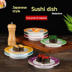 Platos Redondos de Melamina para Sushi con Tapas, Irrompibles, para Banda Transportadora, para Restaurantes - Product Image 3