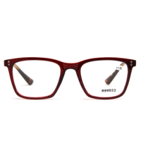 Lunettes de lecture anti-lumière bleue pour ordinateur, monture optique carrée à bordure complète, monture en plastique légère à motif uni, protection des yeux, unisexe