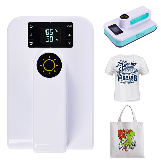 9.5x8.5 Inch Compact Heat Press Machine with Adjustable Temperature Control