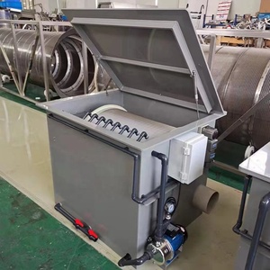Filtro de tambor rotativo de acero inoxidable para acuicultura Koi Sistema de lavado de retroalimentación externa Material PP para tratamiento de agua de cangrejo - Product Image 3