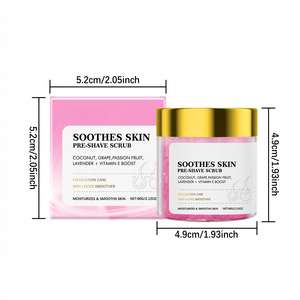 Exfoliante Pre-Afeitado para Eliminar el Vello 60g, Marca Privada OEM, Aloe y Menta, Exfolia, Hidrata, Sin Irritación, Vegano - Product Image 6