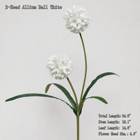 Fleur artificielle HGA, mélange de fleurs violet clair, branche en soie à 2 têtes, 88 cm, style nordique, réaliste, faite à la main, pour la décoration de la maison