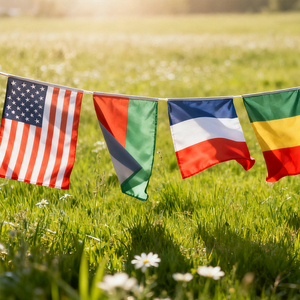 Cung cấp bán buôn của tùy chỉnh quốc gia cờ với hai mặt in ấn 3x5 tùy chỉnh quốc gia cờ trong tất cả các kích cỡ cờ tất cả các nước - Product Image 6