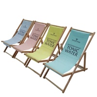 Chaise pliante en bois de pin de Nouvelle-Zélande durable, dossier réglable, chaise de plage pour les loisirs, les voyages, les hôtels, les écoles