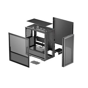 Boîtier PC Gamer DeepCool CH560R Noir et Blanc, Tour Moyenne, Haute Circulation d'Air, Panneau Frontal en Maille, Ventilateur ARGB PWM, Prise en Charge du Radiateur de Refroidissement Liquide 360mm - Product Image 4