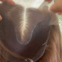 Peluca Judía de Encaje HD de Alta Densidad y Calidad Premium Lista para Enviar, Cabello Humano Virgen de un Solo Donante, Doble Trama, Cumple con las Normas Kosher para Judíos