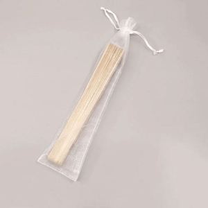 Éventails pliants en bois sculpté, cadeau personnalisé pour mariage, fête, décoration, cadeau de fête nuptiale, logo personnalisé - Product Image 3