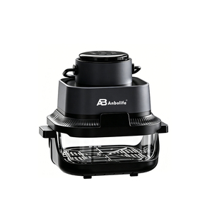 ANBO OEM <span class=keywords><strong>Friteuse</strong></span> à air 4L 6L 1500W Écran tactile LED 10 préréglages Tube chauffant 304 Panier compatible lave-vaisselle BIS PSE KC - Product Image 4