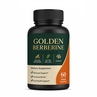 Vitahall OEM/ODM Marque Privée Capsules de Berbérine Naturelle à Puissance Maximale Complément Alimentaire Berbérine HCL Capsules de Berbérine