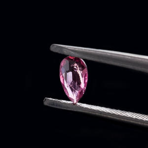 Batu turmalin alami yang indah Harga batu permata Rubellite manfaat baik kecil longgar batu pir dipotong 3X5mm dalam harga murah - Product Image 4