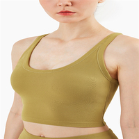 Tùy Chỉnh Chất Lượng Cao Y Dây Đeo Lại Yoga Bra Slim Fit Tập Thể Dục Bra Top Phụ Nữ Phòng Tập Thể Dục Yoga Mặc Nhiều Màu Áo Ngực Thể Thao Crop Tops Với Pads