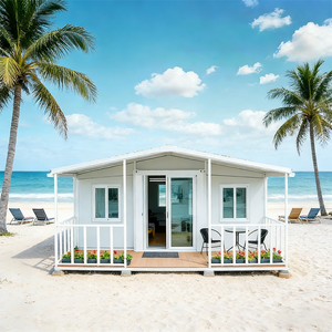 Customized Multifunctional Emergency Modern Folding Container <b>House</b> Expandable Folding Box Room Solar Powered Bathroom - Product Image 1