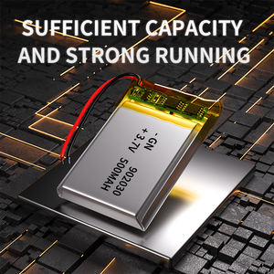 도매 902030 충전식 폴리머 배터리 3.7v 리튬 폴리머 배터리 500mah 902030 리튬 리포 배터리 - Product Image 3