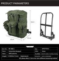 Sac à dos Alice unisexe grande capacité, détachable, en polyester camouflage, pour activités tactiques, camping, randonnée, aventures en jungle