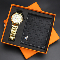Set Jam Tangan Mewah + Dompet + Kotak, Merek Ternama, Set Jam Tangan & Dompet Pria dengan Kotak, Jam Tangan Murah Modis, Set Jam Tangan & Dompet dengan Kotak, Hadiah Jam Tangan