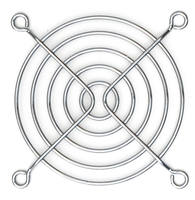 Grille de protection en fil métallique pour ventilateur, anneau concentrique rond avec trous de fixation pour unités de ventilation de cabinet de refroidissement axial