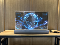 Pantalla Táctil OLED Transparente de 55 Pulgadas, Señalización Digital Android para Mesa, Animación para Publicidad Minorista, Presentación de Productos