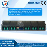 Module de relais LoRa Huaqingjun 20 canaux RS485, relais haute puissance 50A, module LoRa double mode RS485 Modbus E22-400M22S, carte sans fil