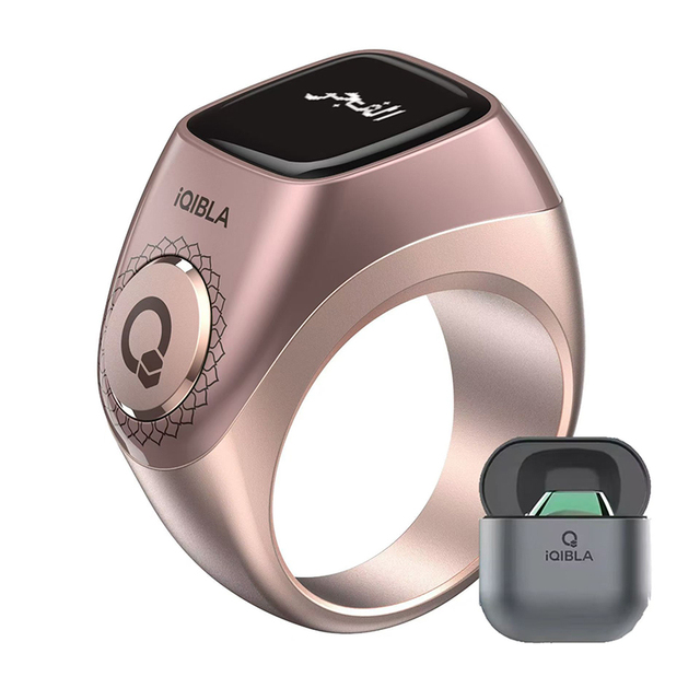 IQIBLA F04 Smart Electronic Zikr Ring with IP67 Waterproof Muslim Prayer Tasbih IOS & Android App Control Ring
