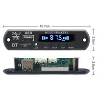 Module décodeur MP3 sans fil Bluetooth 5.3 VIRE 12V avec commutation de dossier, USB, TF, radio FM et fonction d'appel – Kit voiture