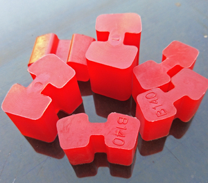 H-Loại khớp nối polyurethane đàn hồi Pad cao su đệm trục khớp nối H - Product Image 2