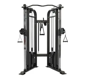 Peralatan Gym komersial sistem pelatihan kebugaran Evolve Dual Multi fungsi kabel pelatih stasiun mesin