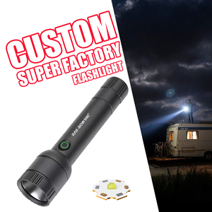 Nhà Máy Bán buôn chống cháy nổ đèn pin có thể điều chỉnh Zoomable ipx66 không thấm nước 20W USB sạc điện hiển thị đèn pin - Product Image 1