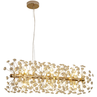 Lustre moderne en fer style pissenlit pour restaurant nordique, base d'ampoule E12, suspension réglable en hauteur pour salle à manger et salon