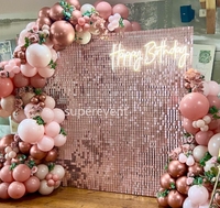 Panneau mural en sequins 3D à effet miroir, scintillant, multicolore, très vendu