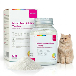 Suplementos de Salud para Mascotas Waylemo, Taurina en Polvo para <span class=keywords><strong>Perros</strong></span> y Gatos, Vitaminas para la Salud de Ojos, Corazón y Cerebro con Vitamina <span class=keywords><strong>B</strong></span>, Sabor a Pollo - Product Image 1