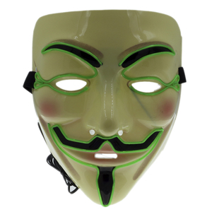 Flash Legare di EL Led Incandescente Dj Viso Maschera Cosplay di Modo Del Partito di Ballo Maschera per la Mascherina di faida - Product Image 1