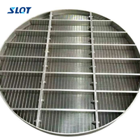 Filter Disc Kawat Baja Anti Karat untuk Sistem Filtrasi Pembuatan Bir, Panel Filter Cairan Saringan Johnson Sirkular