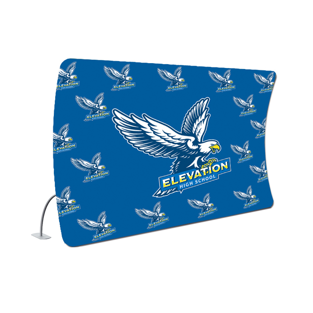 Custom 10ft 20ft 30ft Dye-sublimation Printing Stretch Pop Wall Trade Show Display Stands Tension Fabric Portable Foldable