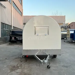 Chariot de restauration mobile électrique pour hot-dogs et café, conforme aux normes allemandes, pour la vente de snacks en extérieur, avec certification CE - Product Image 4