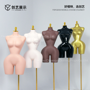 <span class=keywords><strong>Mannequin</strong></span> en fibre de verre <span class=keywords><strong>grande</strong></span> <span class=keywords><strong>taille</strong></span>, forte poitrine, hanches généreuses, courbes généreuses - Demi-corps pour robes de mariée et de soirée, idéal pour la présentation de bijoux - Product Image 4