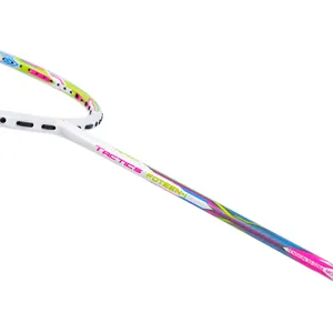 Grafit Badminton raketi raket logosu yüksek kalite tam karbon yeni stil farklı renkler özelleştirilmiş çanta özel OEM çerçeve adet