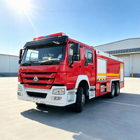 Camion de lutte contre l'incendie à mousse et eau HOWO 6X4 16000L, pompe haute pression, réservoir grande capacité, équipement de sauvetage, directement de l'usine
