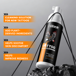 Espuma Limpiadora Orgánica de 200 ml para el Cuidado Posterior del Tatuaje, con Cuidado Suave, Limpieza Profunda y Protección de la Piel - Product Image 4